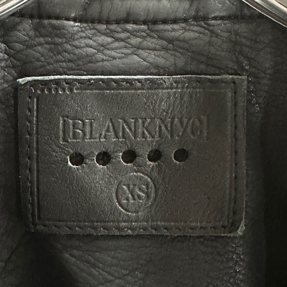 Blank NYC Faux Leather Moto Jacket Size XS - Picture 5 of 8
